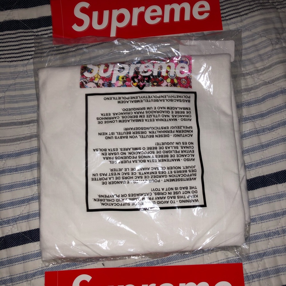 Supreme COVID-19 relief box logo tee shirt